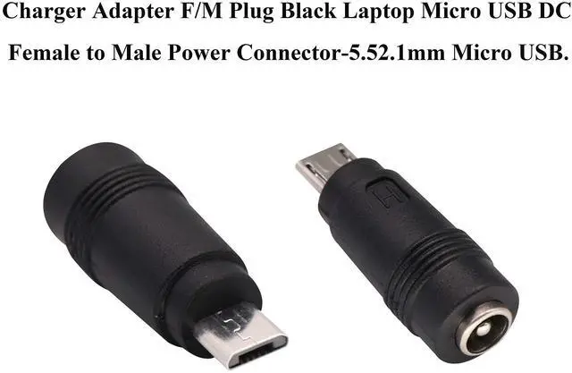 Alt view image 5 of 7 - BUCIER Micro DC Power Adapter DC5.5x2.1mm to Micro USB 5V DC Power Supply Charging Cables Connector for Cellphone, Tablet,MP3 and Micro USB Device.(2Pack-Micro)