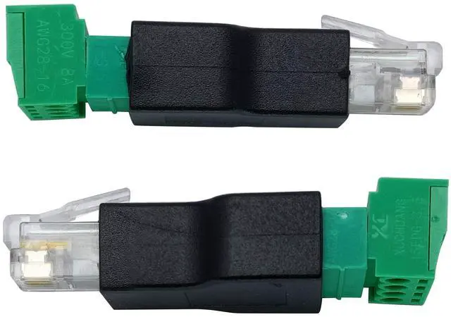 Alt view image 4 of 7 - BUCIER RJ11 Screw Terminal RJ11 4P 4C Male to 4Pin Female Bolt Screw Type terminals Plug for Telephone,CCTV wiring Coupler (2 Pack)