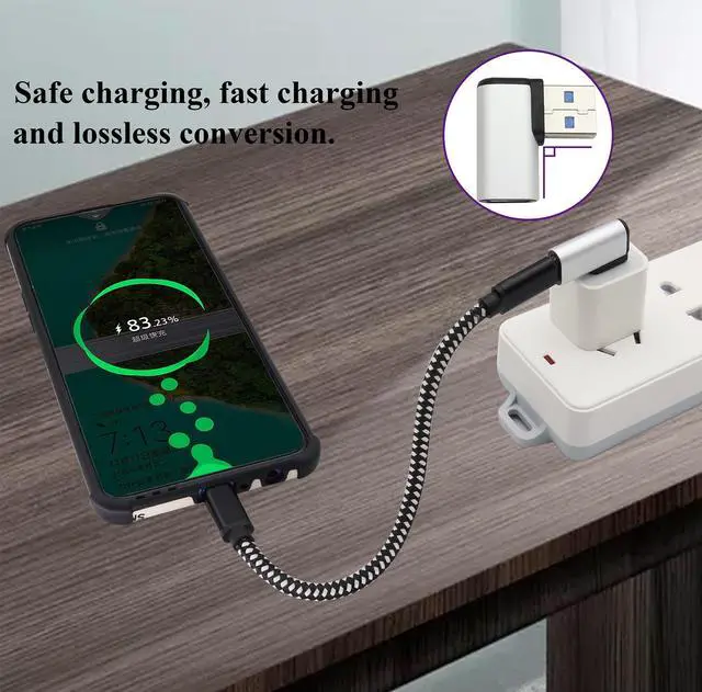 Alt view image 5 of 7 - BUCIER Right Angle USB C to USB A 3.0 Adapter 90 Degree USB Type C Female to USB 3.0 A Male Converter (OTG) for PC,Laptops,Power Banks,Chargers More USB and Type-C Devices (2 Pack-Silver)