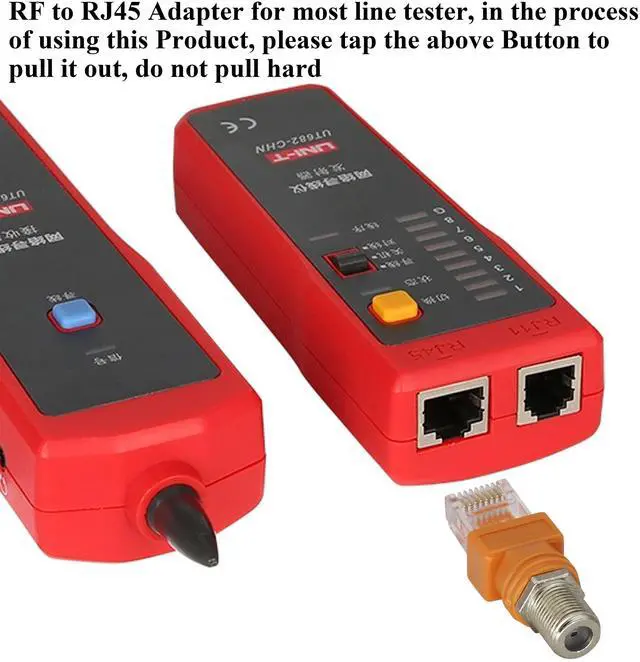 Alt view image 6 of 7 - BUCIER F Internal Thread to RJ45 External Thread coaxial to Ethernet Adapter,Suitable for Most line Testers,line Finders, and Other Testing Equipment(4-Pack/F to RJ45)