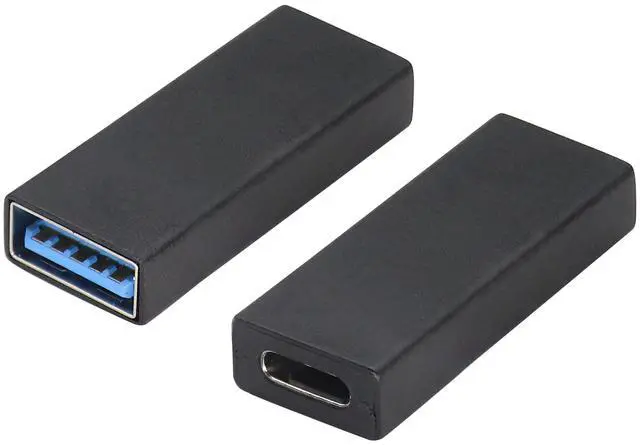 Main image of BUCIER USB C to USB A Adapter USB 3.0 A Male to USB Type C Female Converter (One-Way Transmission and Charging) for USB Port PC,Laptops,Chargers and Type-C Port U-Disk,Smart Phone Etc(2 Pack-Black)