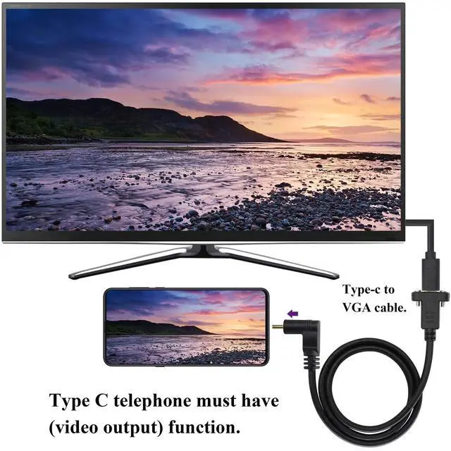 Alt view image 6 of 7 - BUCIER 90 Degree 3.1Type C Cable 4K&60hz Up&Down Angle USB 3.1 Type C Male to Female Panel Mount Cable,Supports Charging,Data,Audio,Video Cable Compatible Samsung S10 S9 S9+ S8,MacBook(0.6M/2ft)