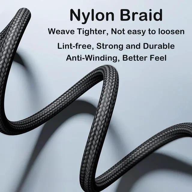 Alt view image 6 of 7 - BUCIER USB C Splitter Cable,USB C Male to 3 Type-C Male Charge Cable,3 in 1 Nylon Braided Charging Cord with 3x0.2m Cable, 5A Fast Charge,Compatible with Mobile/Android and More 0.65 FT-0.2M