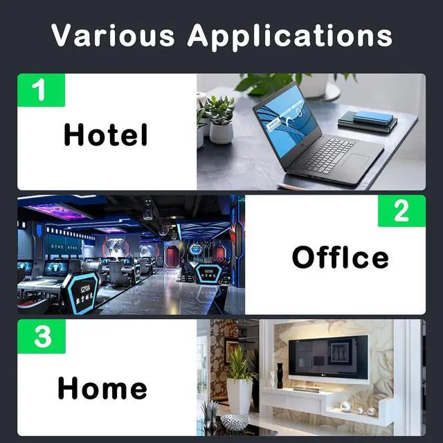 Alt view image 7 of 7 - BUCIER 90 Degree RJ45 Ethernet Extension Cable,Turn Right Cat5 LAN Cable Extender RJ45 Network Patch Cord Male to Female Connector for Router Modem Smart TV PC Computer Laptop (Right Black-50CM)