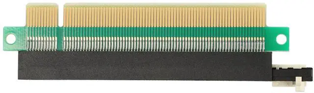 Alt view image 6 of 6 - BUCIER PCIE 16x Male to Female Riser Adapter Card, PCI-Express 164 Pin 16x Riser Card Interface Protection for 1U 2U Chassis