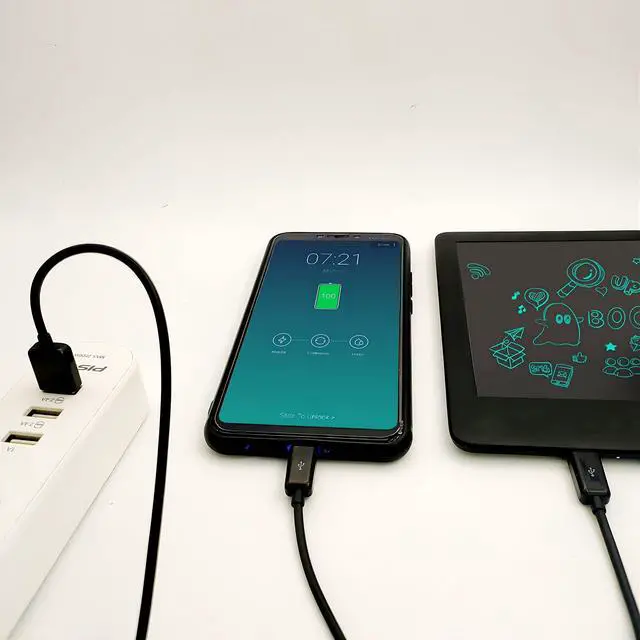 Alt view image 6 of 7 - BUCIER 2 in 1 USB A to Dual Micro USB Charging & Sync Adapter Cable - 0.2m, Black