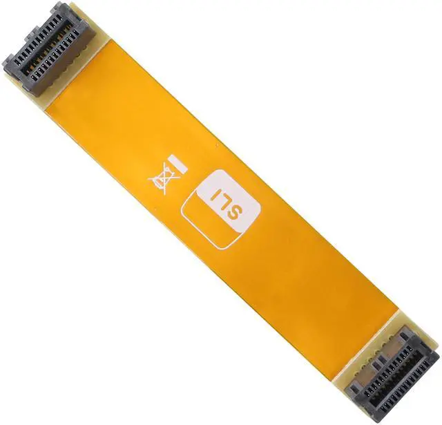 Main image of BUCIER SLI Bridge 2 Way,10cm 26pin Flexible Graphic Card PCI-e Connection Cable for Dual Nvidia GPUs Graphic Card Crossfire Interconnect - N Card