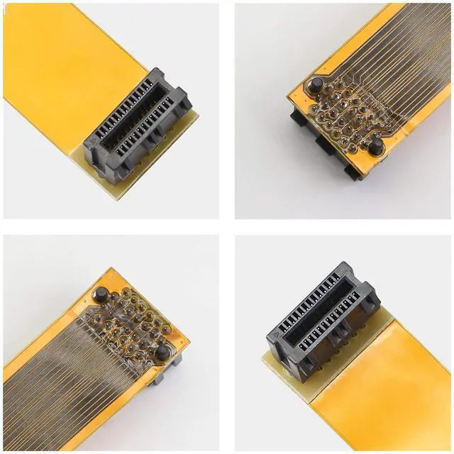 Alt view image 2 of 7 - BUCIER SLI Bridge 2 Way,10cm 26pin Flexible Graphic Card PCI-e Connection Cable for Dual Nvidia GPUs Graphic Card Crossfire Interconnect - N Card