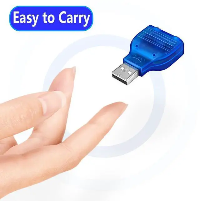 Alt view image 4 of 7 - BUCIER USB to PS2 AdapterUSB to Dual PS/2 Keyborad & Mouse Converter Cable for Laptop PC Computer - Blue 2 Pack