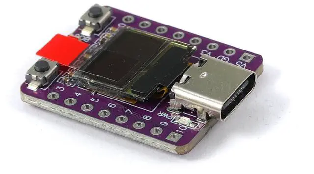 Alt view image 2 of 3 - BUCIER ESP32-C3 with 0.42 Inch OLED Development Board ESP32 Supermini Development Board ESP32 Development Board WiFi Bluetooth 3pcs