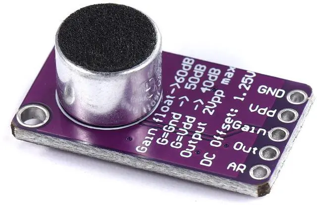 Alt view image 2 of 5 - BUCIER MAX9814 Electret Microphone AGC Amplifier Module Auto Gain Control Release Ratio Low THD for Arduino 3pcs