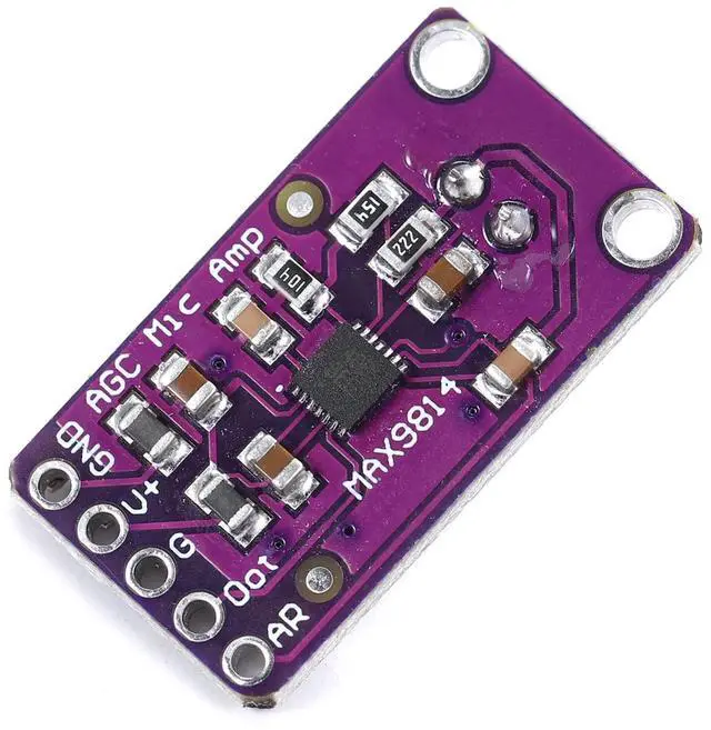 Alt view image 4 of 5 - BUCIER MAX9814 Electret Microphone AGC Amplifier Module Auto Gain Control Release Ratio Low THD for Arduino 3pcs