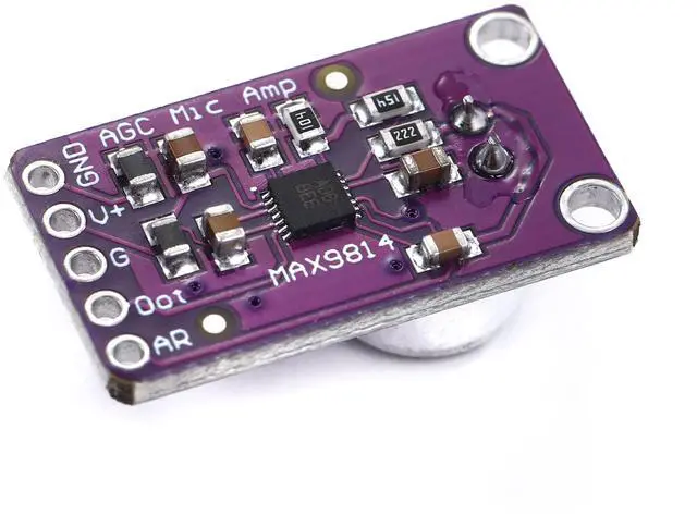 Alt view image 3 of 5 - BUCIER MAX9814 Electret Microphone AGC Amplifier Module Auto Gain Control Release Ratio Low THD for Arduino 3pcs