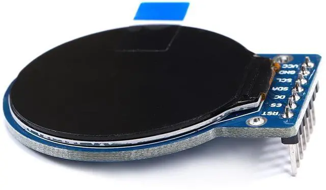 Alt view image 4 of 5 - BUCIER 1.28 Inch TFT LCD Display Module Round RGB 240 * 240 GC9A01 Driver 4 Wire SPI Interface 240x240 PCB for Arduino 3PCS
