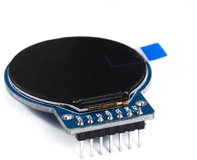 Alt view image 3 of 5 - BUCIER 1.28 Inch TFT LCD Display Module Round RGB 240 * 240 GC9A01 Driver 4 Wire SPI Interface 240x240 PCB for Arduino 3PCS