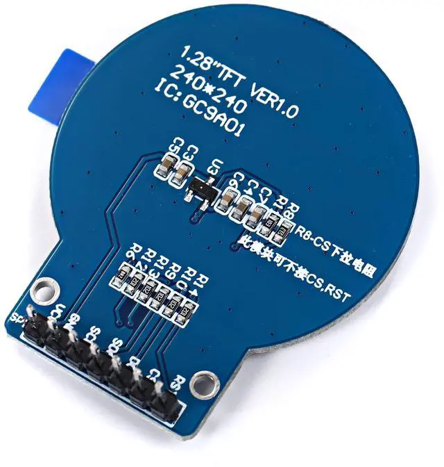 Alt view image 5 of 5 - BUCIER 1.28 Inch TFT LCD Display Module Round RGB 240 * 240 GC9A01 Driver 4 Wire SPI Interface 240x240 PCB for Arduino 3PCS