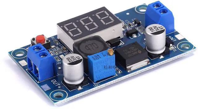 Alt view image 3 of 5 - BUCIER LM2596S LM2596 with LED Display Voltmeter Buck Converter DC-DC 4.0-40V to 1.25-37V 2A Voltage Adjustable Board Step Down Module Power Supply Module (5pcs)