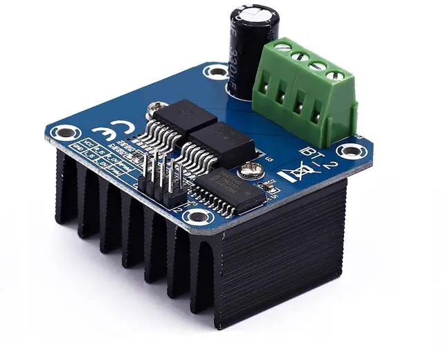 Alt view image 2 of 6 - BUCIER BTS7960 43A High Power H-Bridge DC Motor Driver Module DC Motor Controller Module for Arduino Smart Car 2pcs