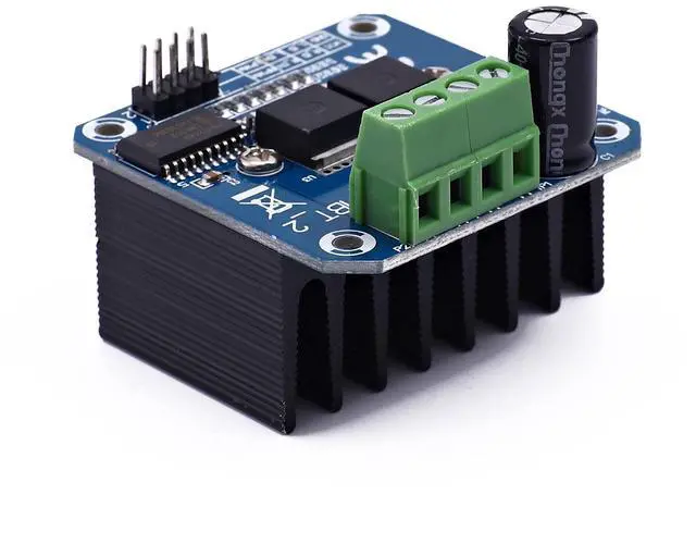 Alt view image 3 of 6 - BUCIER BTS7960 43A High Power H-Bridge DC Motor Driver Module DC Motor Controller Module for Arduino Smart Car 2pcs