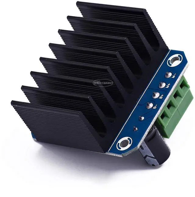 Alt view image 5 of 6 - BUCIER BTS7960 43A High Power H-Bridge DC Motor Driver Module DC Motor Controller Module for Arduino Smart Car 2pcs