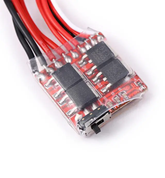 Alt view image 3 of 7 - BUCIER Mini 20A ESC Motor Speed RC ESC 2KHz Forward Reverse Brush Brake RC 2S for Controller Boat RC Car Tank (3PCS)