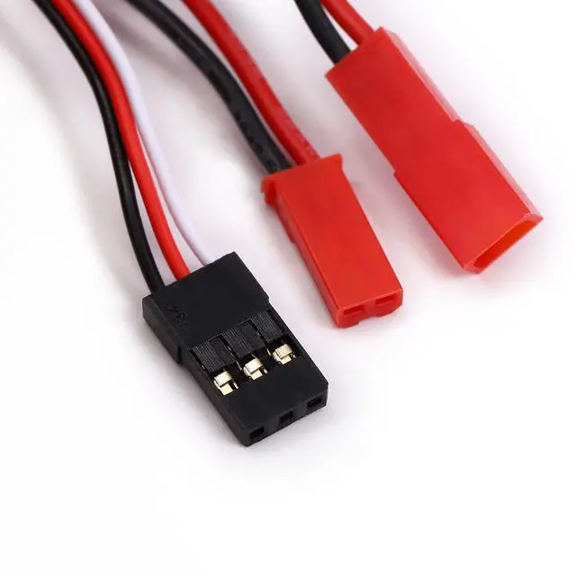 Alt view image 4 of 7 - BUCIER Mini 20A ESC Motor Speed RC ESC 2KHz Forward Reverse Brush Brake RC 2S for Controller Boat RC Car Tank (3PCS)