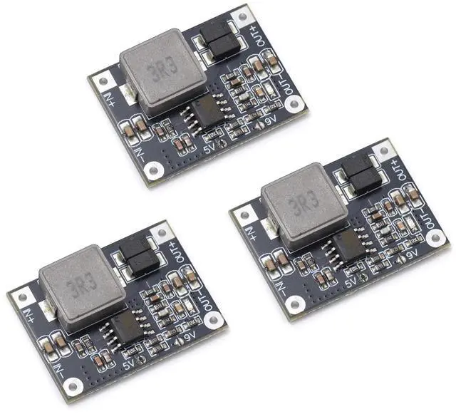 Main image of BUCIER DC-DC Boost Module Li-Ion 3.2V3.7V to 5V Power Converter High Power Circuit Board 3pcs
