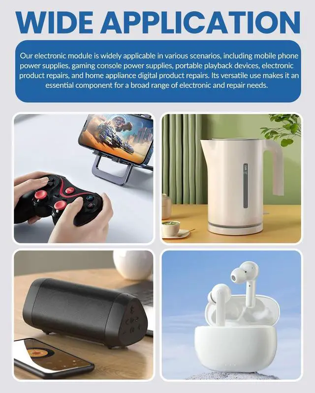 Alt view image 6 of 7 - BUCIER 5 Pack LM2596 DC to DC Buck Converter 3.0-40V to 1.5-35V Adjustable Voltage Regulator Electronic Voltage Stabilizer Power Supply Step Down Module