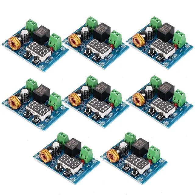 Main image of BUCIER 12V-36V DC Voltage Protection Module Digital Low Voltage Protector Disconnect Switch Cut Off Over Discharge Protection Module Pack of 8