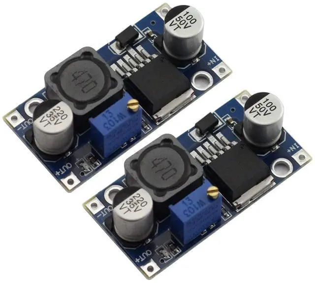 Main image of BUCIER 2pcs DC-DC Buck Converter Power Module 3A Adjustable Step-Down LM2596 Voltage Regulator 24V to 12V 5V 3V