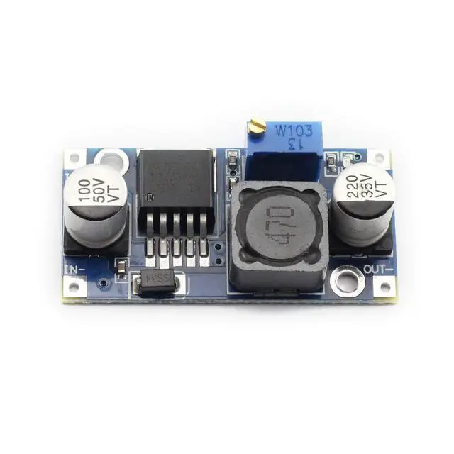 Alt view image 2 of 4 - BUCIER 2pcs DC-DC Buck Converter Power Module 3A Adjustable Step-Down LM2596 Voltage Regulator 24V to 12V 5V 3V