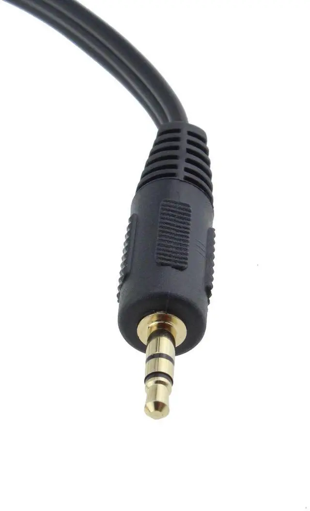 Alt view image 3 of 6 - BUCIER 2pcs 1M/3F Audio Splitter, 1FT Gold Plated 3.5mm TRRS Male to 3 x 3.5mm Stereo Jack Female 1 Input 3 Output Audio AUX Splitter