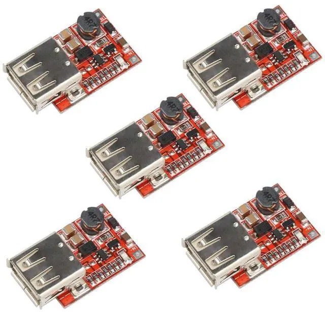 Main image of BUCIER 5pcs DC-DC Buck Step Down Module 6-20V 12V/20V to 5V 3A USB Charger Module