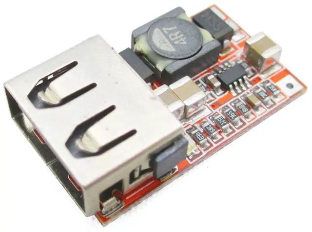 Alt view image 2 of 4 - BUCIER 5pcs DC-DC Buck Step Down Module 6-20V 12V/20V to 5V 3A USB Charger Module
