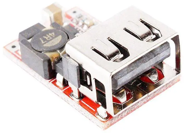 Alt view image 4 of 4 - BUCIER 5pcs DC-DC Buck Step Down Module 6-20V 12V/20V to 5V 3A USB Charger Module