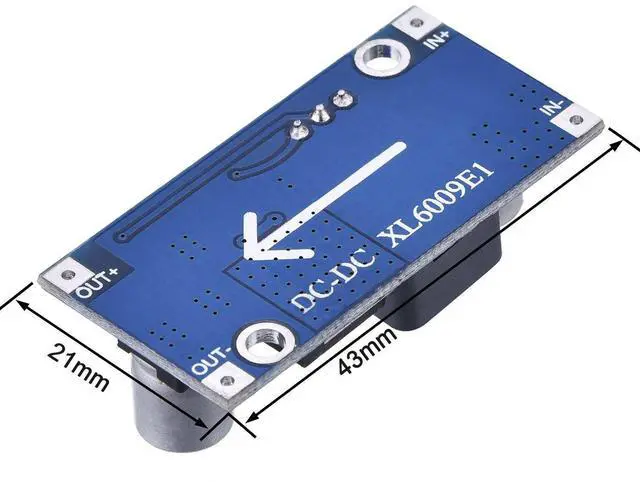 Alt view image 4 of 4 - BUCIER 5pcs XL6009 Boost Module DC-DC Adjustable Module DC3.0-30V to DC5-35V Output Voltage Power Converter Circuit Board Module 400KHz