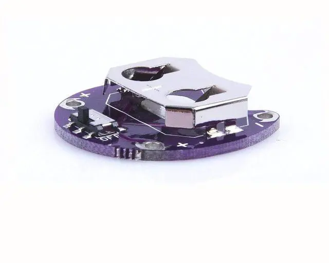 Alt view image 2 of 4 - BUCIER 5PCS Lilypad Coin Cell Battery Holder CR2032 Battery Holder Case Module