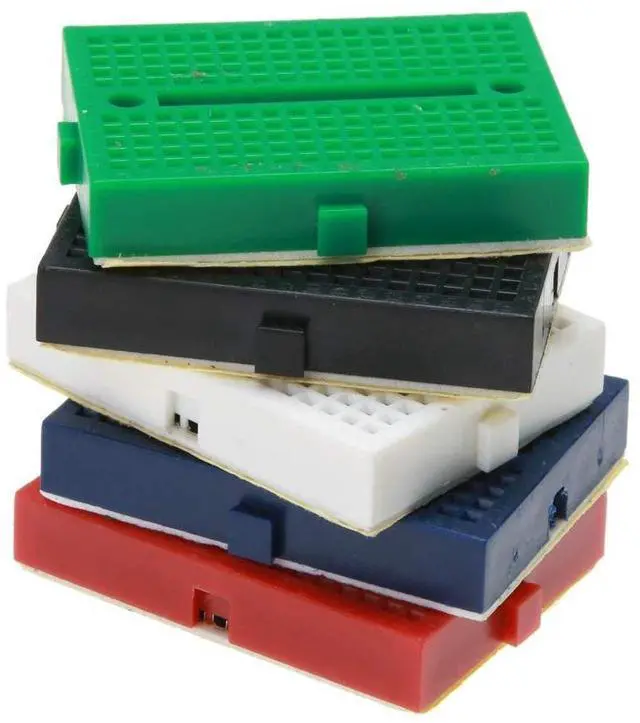 Alt view image 2 of 7 - BUCIER 6pcs SYB-170 Mini Breadboard Colorful Breadboard Small Plates