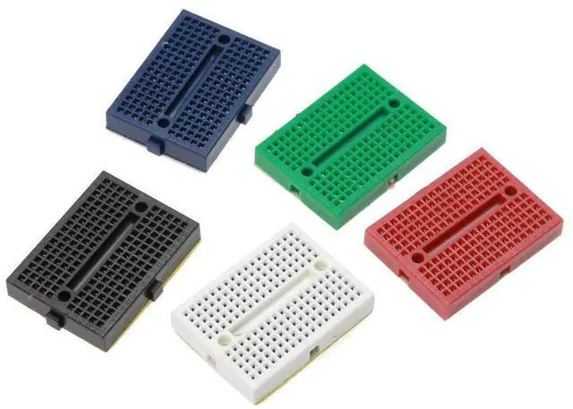 Alt view image 4 of 7 - BUCIER 6pcs SYB-170 Mini Breadboard Colorful Breadboard Small Plates