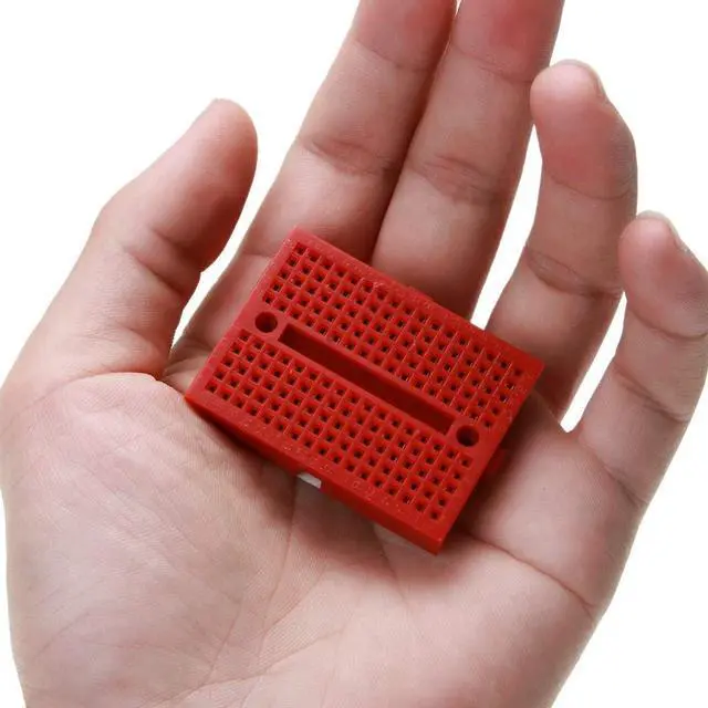 Alt view image 5 of 7 - BUCIER 6pcs SYB-170 Mini Breadboard Colorful Breadboard Small Plates