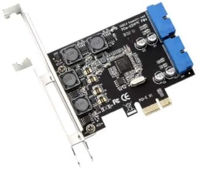 Main image of BUCIER PCI-E X1 to 2 Ports 19 Pin USB 3.0 Header PCI Express to Dual 20 Pin USB 3.0 Card