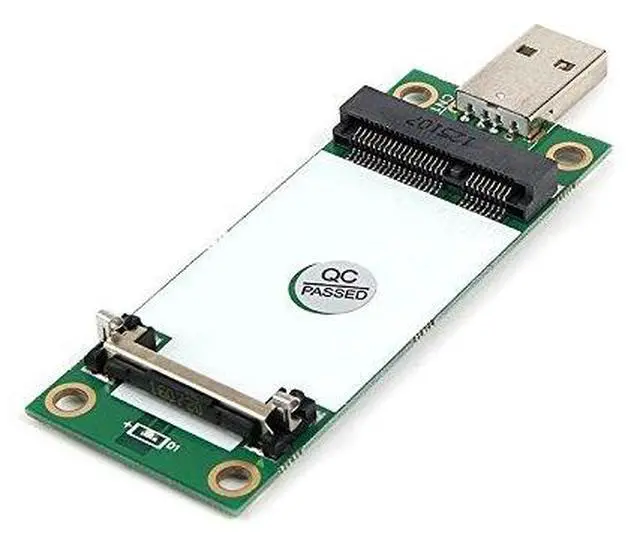 Main image of BUCIER Mini PCIe WWAN Card to USB Adapter with SIM Slot, Mini PCI Express WWAN/LTE/4G Module Tester Converter, Support 30mm 50mm Wireless Wide Area Network Card