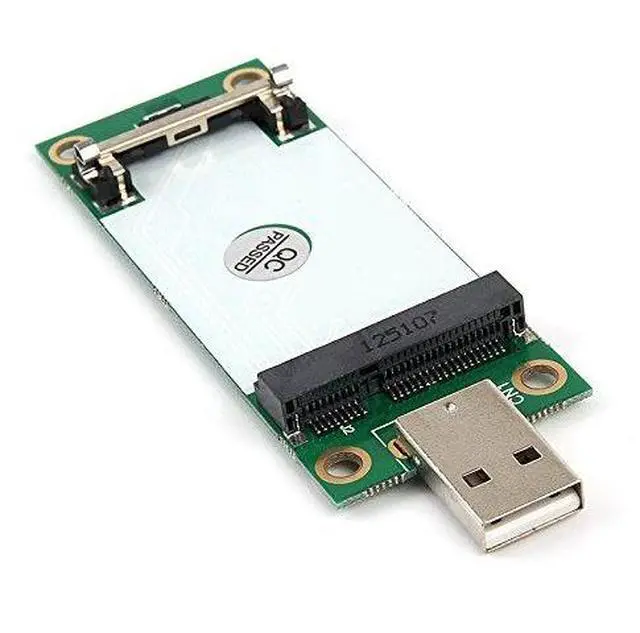 Alt view image 3 of 7 - BUCIER Mini PCIe WWAN Card to USB Adapter with SIM Slot, Mini PCI Express WWAN/LTE/4G Module Tester Converter, Support 30mm 50mm Wireless Wide Area Network Card