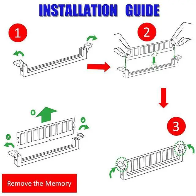 Alt view image 7 of 7 - BUCIER Laptop DDR4 RAM to Desktop Adapter Card SO DIMM to DDR4 Converter