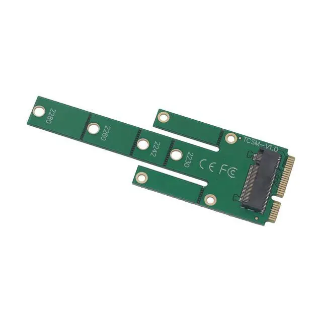 Alt view image 3 of 4 - BUCIER  NGFF M2 B SATA-Based Solid State Drives to MSATA Adapter Converter Card