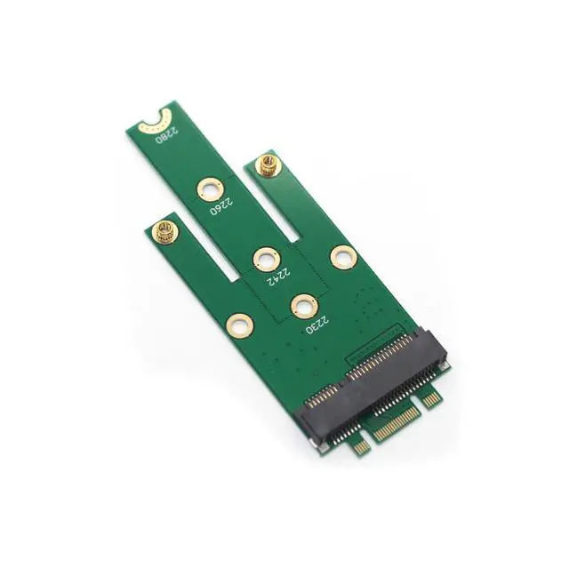 Alt view image 2 of 7 - BUCIER Mini PCIe mSATA SSD to M.2 NGFF SSD Adapter Card