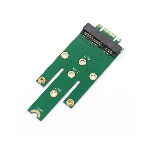 Alt view image 3 of 7 - BUCIER Mini PCIe mSATA SSD to M.2 NGFF SSD Adapter Card
