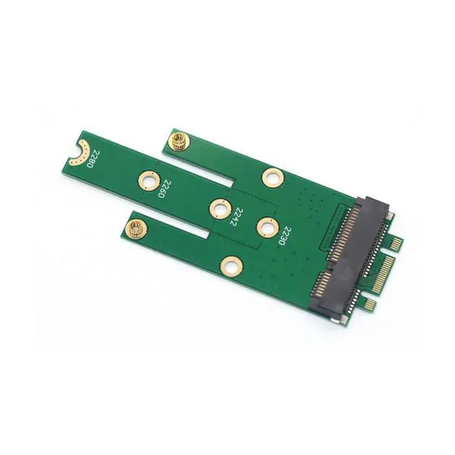 Alt view image 4 of 7 - BUCIER Mini PCIe mSATA SSD to M.2 NGFF SSD Adapter Card