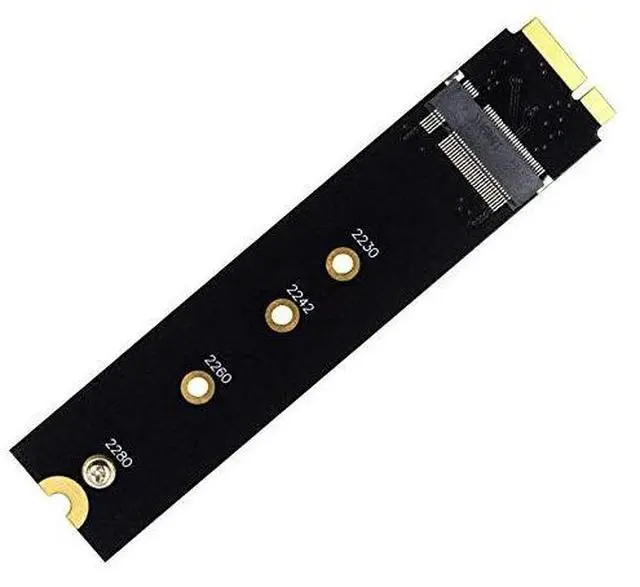 Main image of BUCIER M.2 NGFF SATA to A1465 A1466 (2012 Year ONLY) Adapter for MacBook Air SSD Replacement, HDD Hard Disk Drive Converter Card Support 2230 2242 2260 2280 SSD