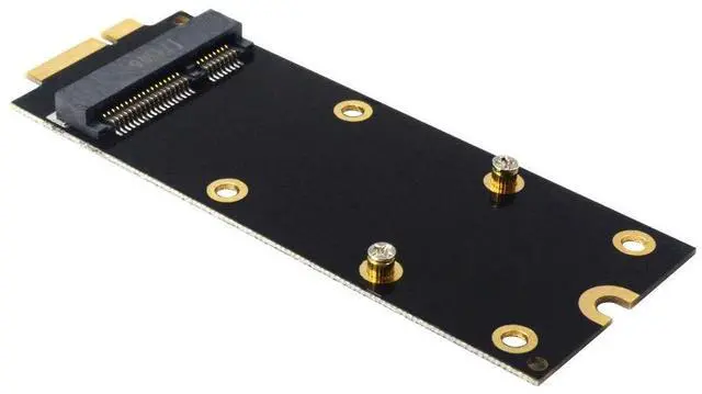 Alt view image 6 of 6 - BUCIER 7+17 pin mSATA to A1398 A1425 (2012 & Early 2013) Adapter for MacBook Pro Retina SSD Replacement, Mini PCIe SATA SSD Converter Card